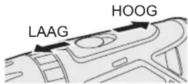 PANASONIC EY7460 - Instellen van de snelheid - 1