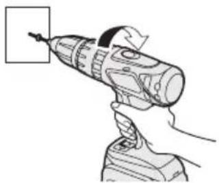 PANASONIC EY7460 - Fonction de verrouillage de la mèche - 1