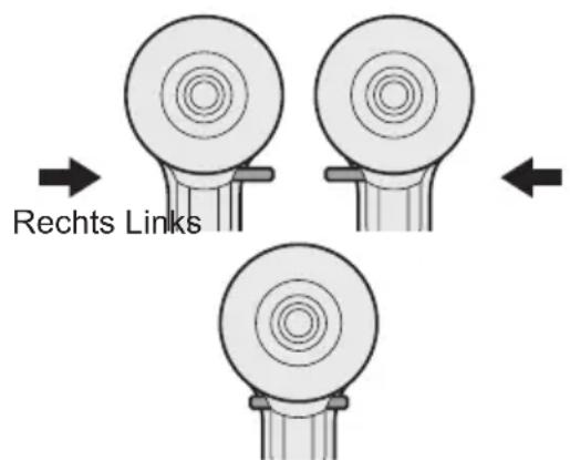 PANASONIC EY7460 - Umschalten und Betätigung des Rechts-/Linkslauf-Umschalthebels - 1