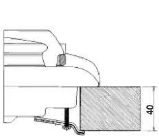 INDESIT P 40 (IX)IB - Installation of Built-in Cooktops - 5