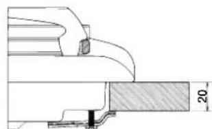 INDESIT P 40 (IX)IB - Haken-Befestigungsschema - 1