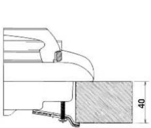 INDESIT P 40 (IX)IB - Instalación de los planos componibles - 5