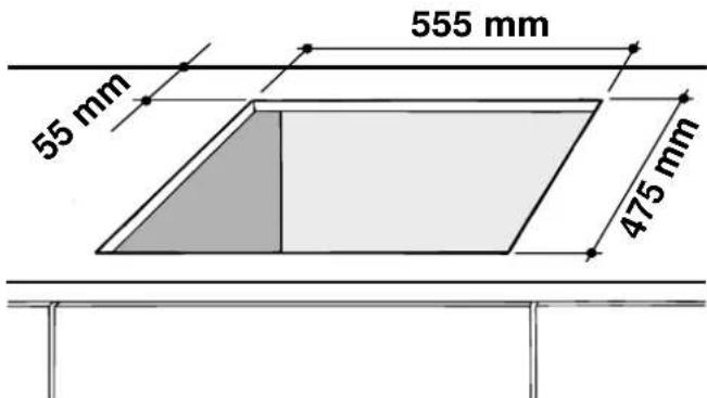 INDESIT P 40 (IX)IB - Het installeren van inbouwkookplaten - 2