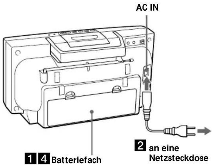 SONY ZSD50 - Anschließen der Stromquellen - 1