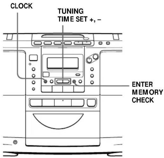 SONY ZSD50 - Réglage de l'horloge - 1