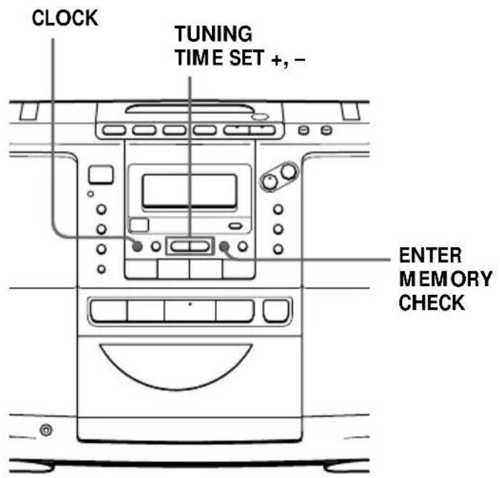 SONY ZSD50 - Einstellen der Uhr - 1