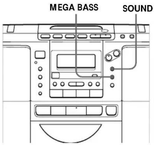 SONY ZSD50 - Auswählen der Klangbetonung - 1