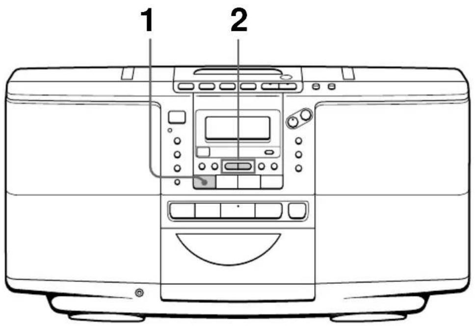 SONY ZSD50 - Ecouter la radio - 1