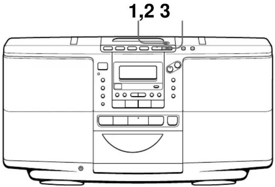 SONY ZSD50 - Wiedergeben einer Kassette - 1