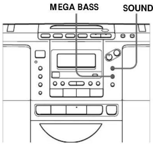 SONY ZSD50 - (Mode son/MEGA BASS) - 1