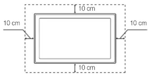 SAMSUNG UE37C5700QS - Installation with a stand Installation with a wall-mount - 2
