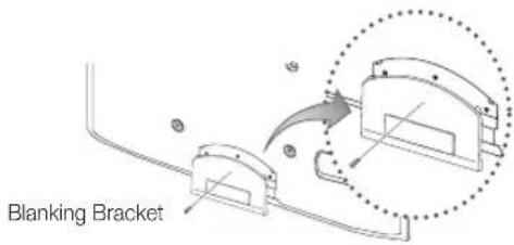 SAMSUNG UE37C5700QS - Assembling the Blanking Bracket - 1