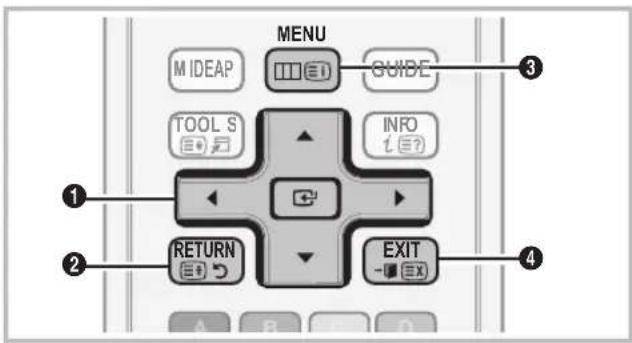 SAMSUNG UE37C5700QS - Come scorrere i menu - 1