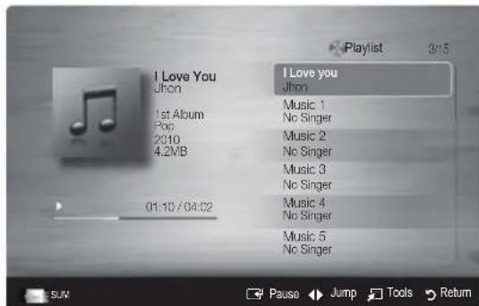 SAMSUNG UE37C5700QS - Playing Music - 1