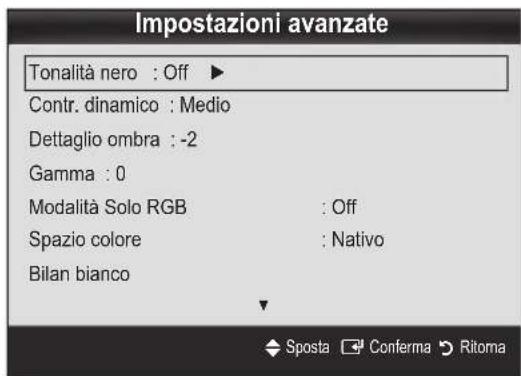 SAMSUNG UE37C5700QS - Impostazioni avanzate - 1