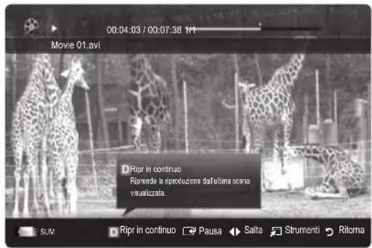 SAMSUNG UE37C5700QS - Riproduzione continua di filmati (Riprendi riprod.) - 1