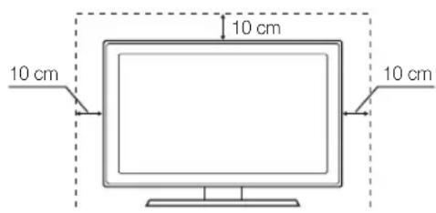 SAMSUNG UE37C5700QS - Installation with a stand Installation with a wall-mount - 1