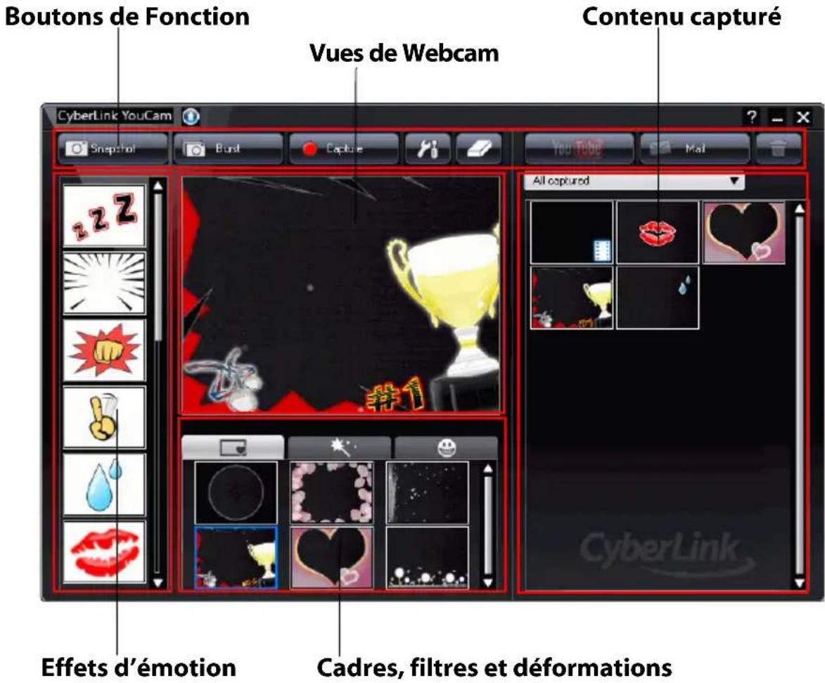 CYBERLINK YouCam 1 - Le logiciel cyberlink youcam - 1