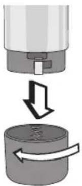 BESTRON ANE1 - OPERATION - Fitting the battery - 1