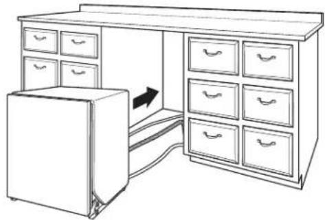 MAYTAG MDB8959SKZ - Mueva el lavavajillas cerca de la abertura del gabinete - 1