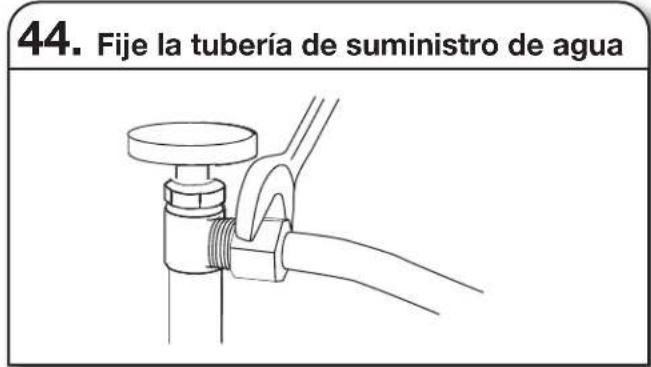 MAYTAG MDB8959SKZ - CONECTE LA LINEA DE AGUA A LA VALVULA DE CIERRE DEL HOGAR - 1