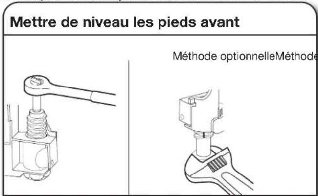 MAYTAG MDB8959SKZ - Vérifier l'aplomb et régler les pieds au besoin - 2