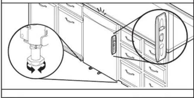 MAYTAG MDB8959SKZ - Compruebe la verticalidad y ajuste las patas si esnecessary - 1
