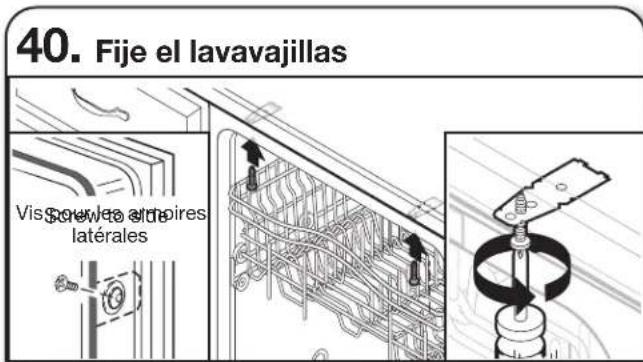 MAYTAG MDB8959SKZ - Compruebe other than alineamento del lavavajillas con la abertura del gabinete - 2