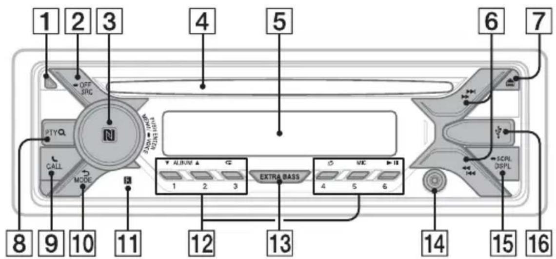 SONY MEXGS820BT - Appareil principal - 1