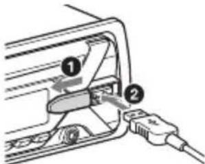 SONY MEXGS820BT - Conexión de un dispositivo USB - 1