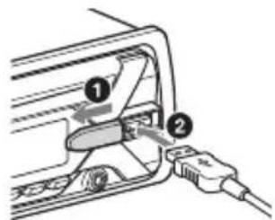 SONY MEXGS820BT - Connexion d'un périphérique USB - 1