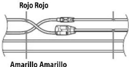 SONY MEXGS820BT - Posiciones de los cables rojo yamarillo invertidas - 1