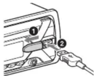 SONY MEXGS820BT - Collegamento di un dispositivo USB - 1