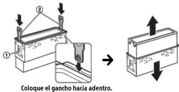 SONY DSXA415BT - Quitar el marco de proteccion y el soporte - 2