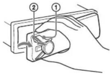 SONY DSXA415BT - Retrait de la façon - 1