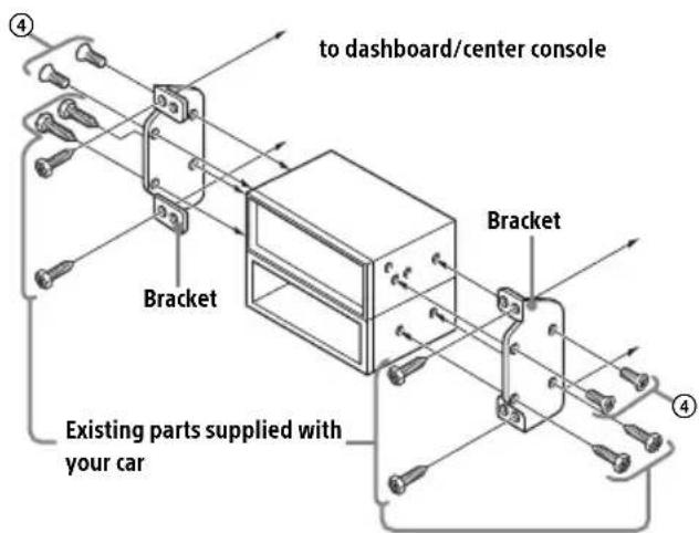 SONY DSXA415BT - Mounting the unit in a Japanese car - 2