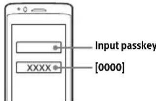 SONY DSXA415BT - Pairing and connecting with a BLUETOOTH device - 4