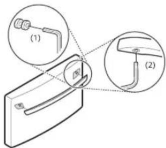LG LFCS27596S - Assembling the Freezer Drawer Handle - 1