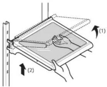 LG LFCS27596S - Detaching the Shelf (Half Shelf Type) - 1