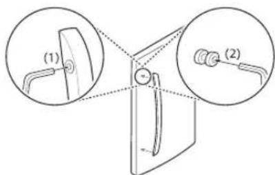 LG LFCS27596S - Removing the Refrigerator Handles - 1