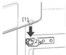 LG LFCS27596S - Installation de la porte gauche du réfrigérateur - 1