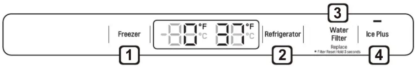 LG LFCS27596S - Panel de control - 1