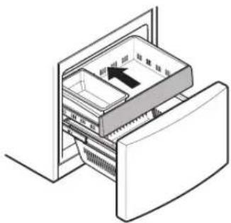LG LFCS27596S - Assemblage des tiroirs du congélateur - 4
