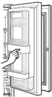 LG LFCS27596S - Compartiment Porte dans la porte - 1