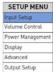 Mark Levinson No 523 - INPUT SETUP（入力せトア） - 1