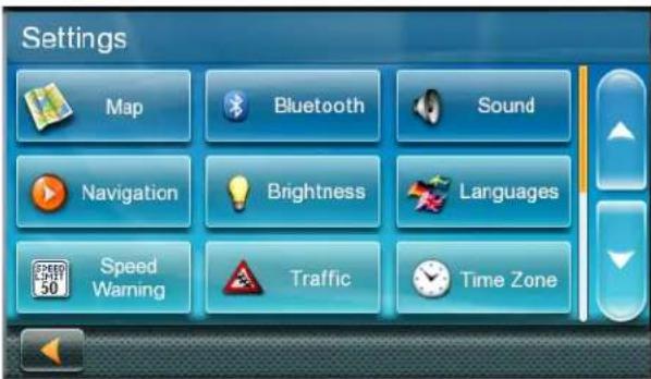 MAGELLAN RoadMate 5630TLM - Accessing System Settings - 1