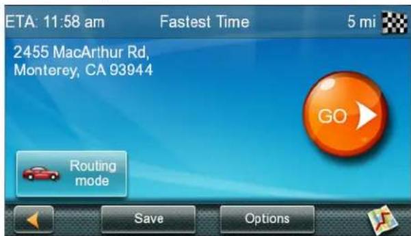 MAGELLAN RoadMate 5630TLM - Criaço de um Destino para um Endereço - 5