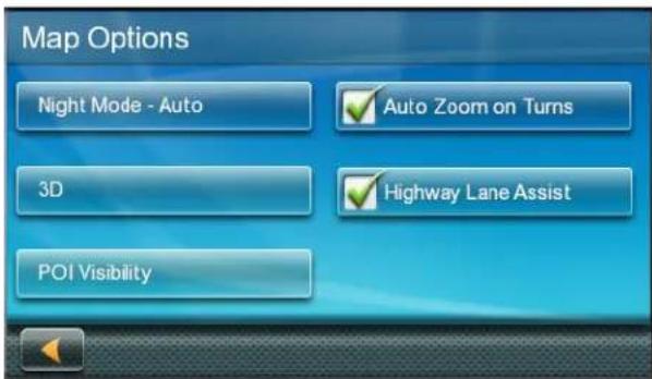 MAGELLAN RoadMate 5630TLM - Configuración de las.optiones de.mapa - 2