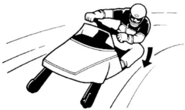 YAMAHA APEX XTX (2011) - Prise de virages - 1