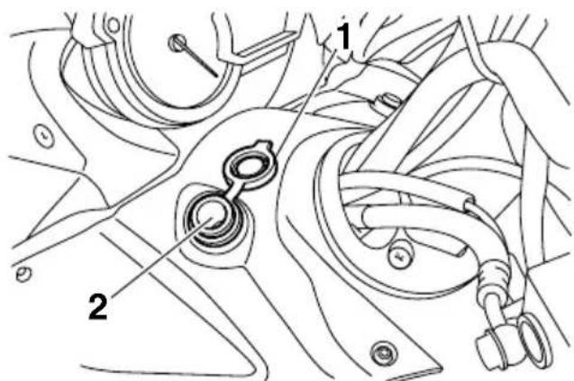 YAMAHA APEX XTX (2011) - Utilisation de la prise pour accessoires CC - 1